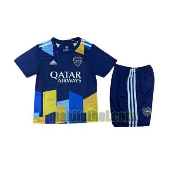 camisetas boca juniors niño 2021 2022 tercera azul