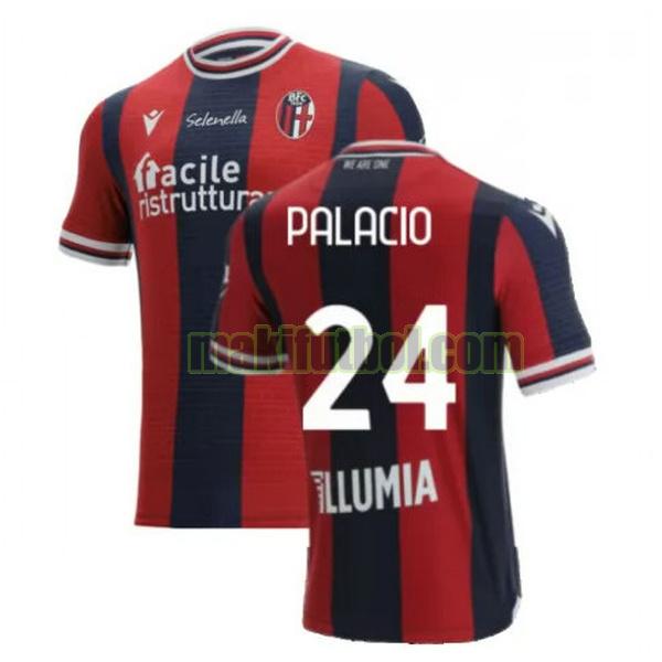 camisetas bologna 2021 2022 primera palacio 24 rojo azul
