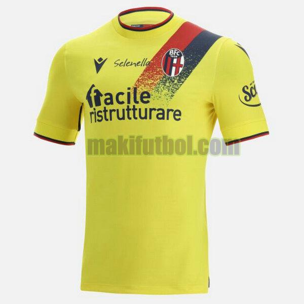 camisetas bologna 2021 2022 tercera tailandia amarillo