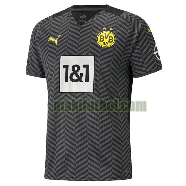 camisetas borussia dortmund 2021 2022 segunda equipacion negro