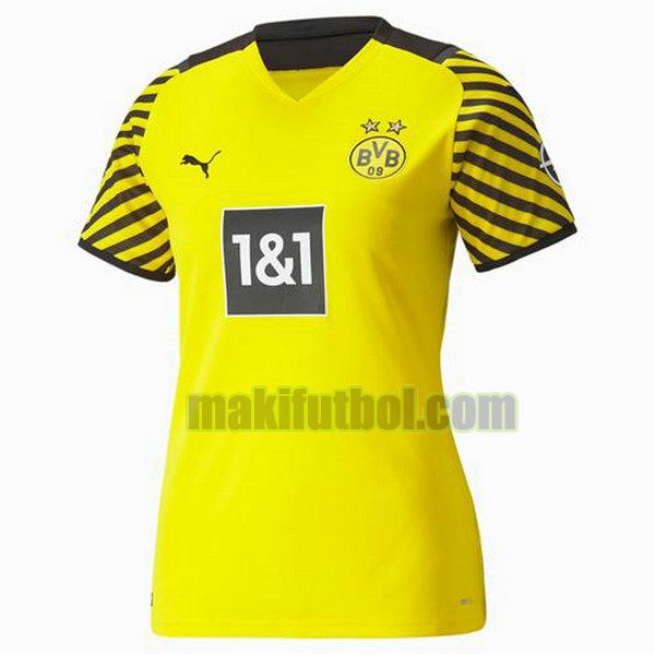 camisetas borussia dortmund mujer 2021 2022 primera amarillo
