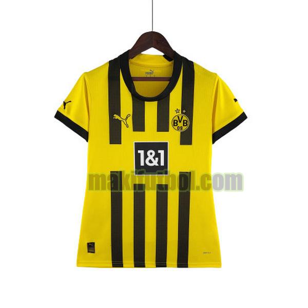camisetas borussia dortmund mujer 2022 2023 primera amarillo
