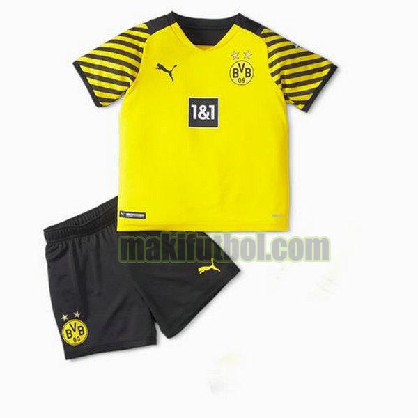 camisetas borussia dortmund niño 2021 2022 primera amarillo