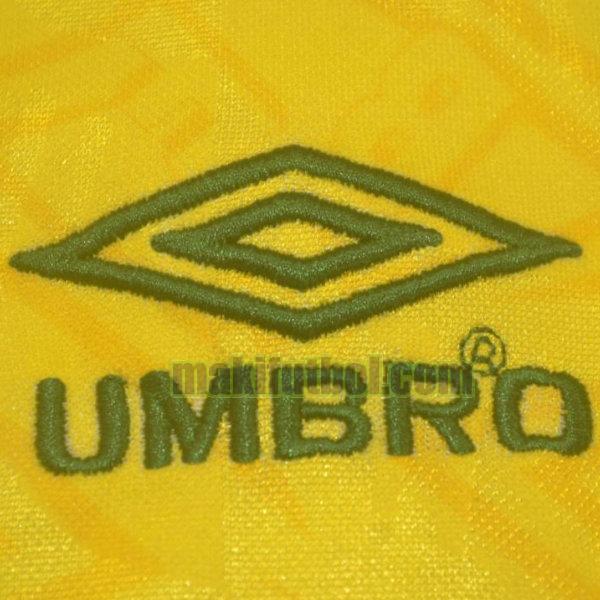 camisetas brasil 1991-1993 primera amarillo