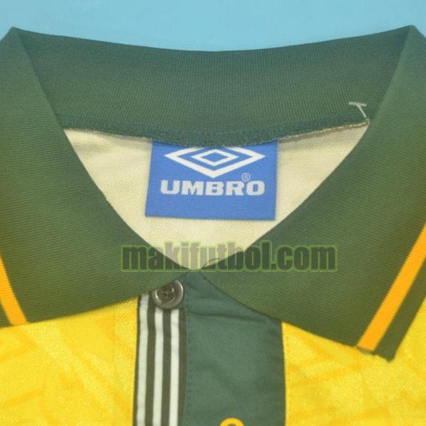 camisetas brasil 1991-1993 primera amarillo