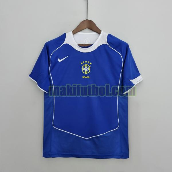 camisetas brasil 2004 2006 segunda azul