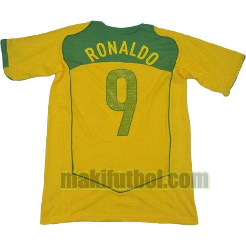 camisetas brasil 2004 primera ronaldo 9