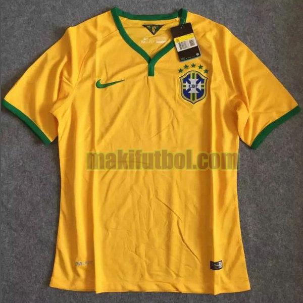 camisetas brasil 2014 primera amarillo