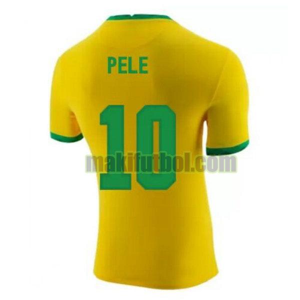 camisetas brasil 2020-2021 primera pele 10 amarillo
