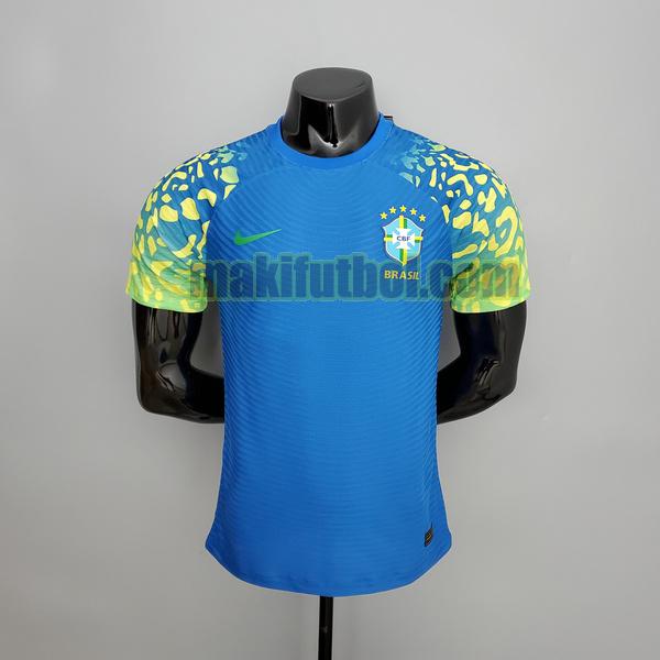 camisetas brasil 2021 2022 futsal segunda player azul