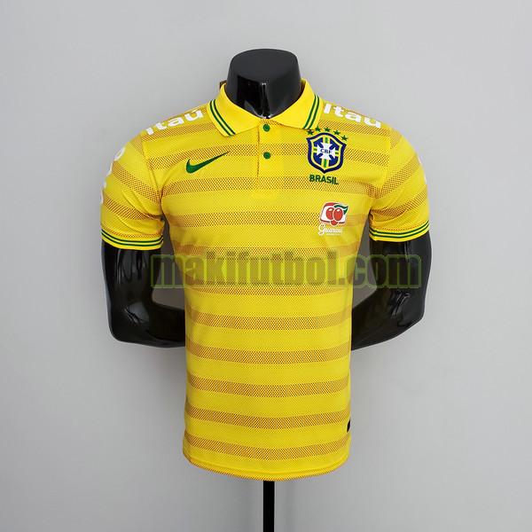 camisetas brasil 2021 22 futsal primera player amarillo