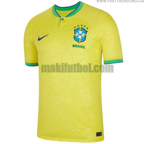 camisetas brasil 2022 2023 primera tailandia amarillo