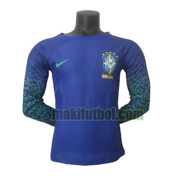 camisetas brasil 2022 segunda player ml azul