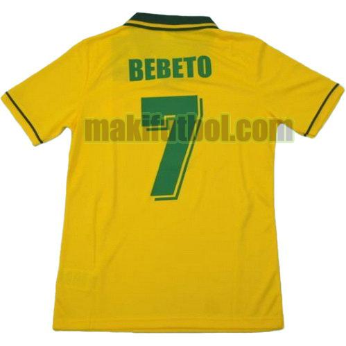 camisetas brasil copa mundial 1994 primera bereto 7