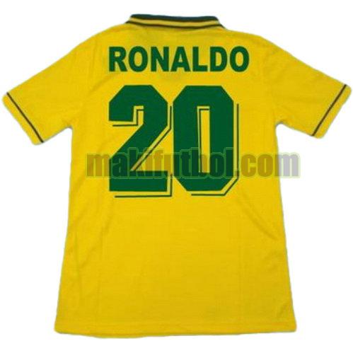 camisetas brasil copa mundial 1994 primera ronaldo 20