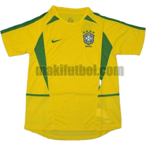 camisetas brasil copa mundial 2002 primera