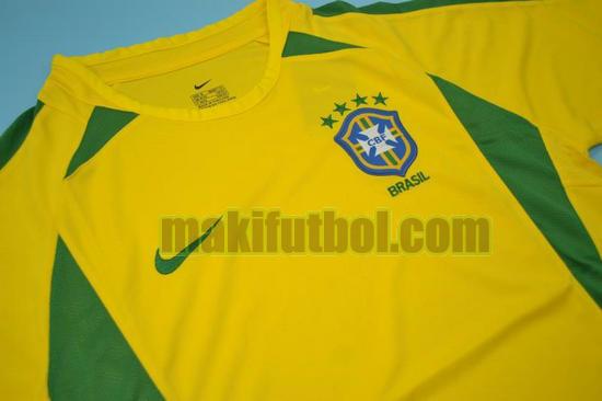 camisetas brasil copa mundial 2002 primera