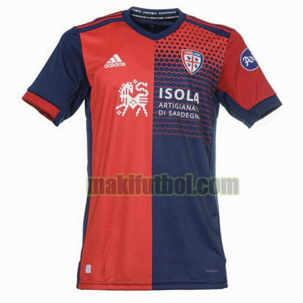 camisetas cagliari calcio 2021 2022 primera tailandia rojo azul