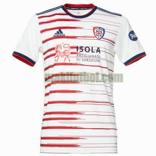 camisetas cagliari calcio 2021 2022 segunda tailandia blanco