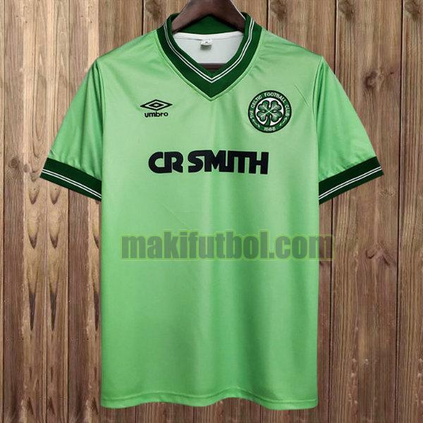 camisetas celtic 1984-1986 segunda verde