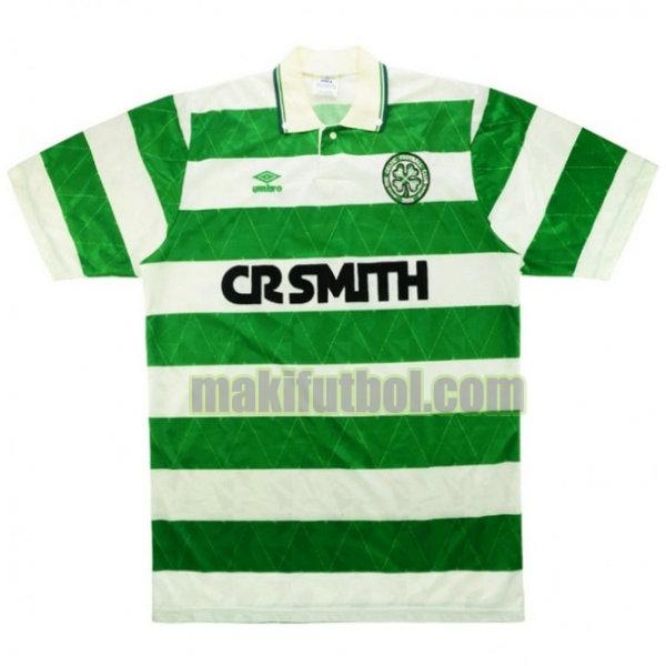 camisetas celtic 1989-1991 primera verde