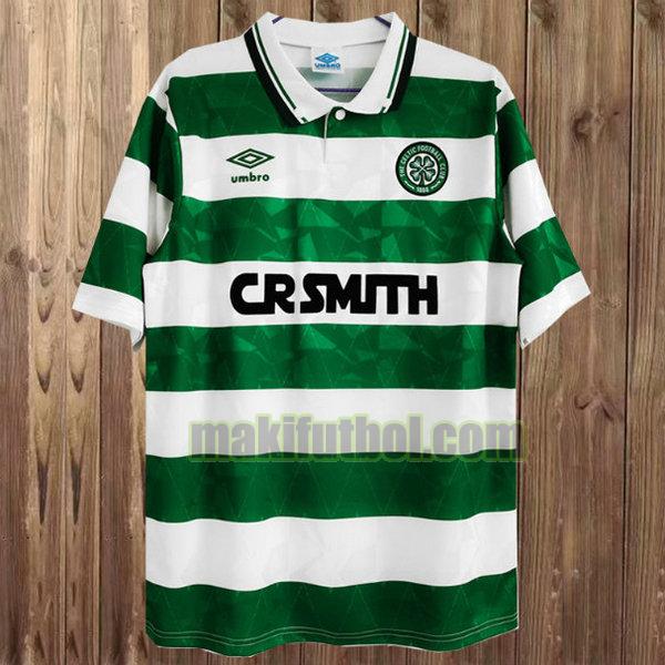 camisetas celtic 1989-1991 primera verde