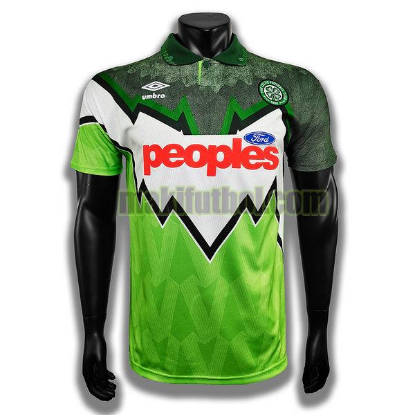 camisetas celtic 19911992 primera player verde