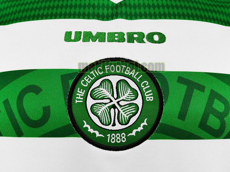 camisetas celtic 1998 1999 primera player blanco verde