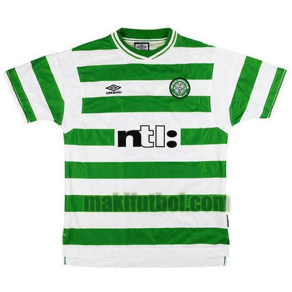 camisetas celtic 1999-2001 primera verde
