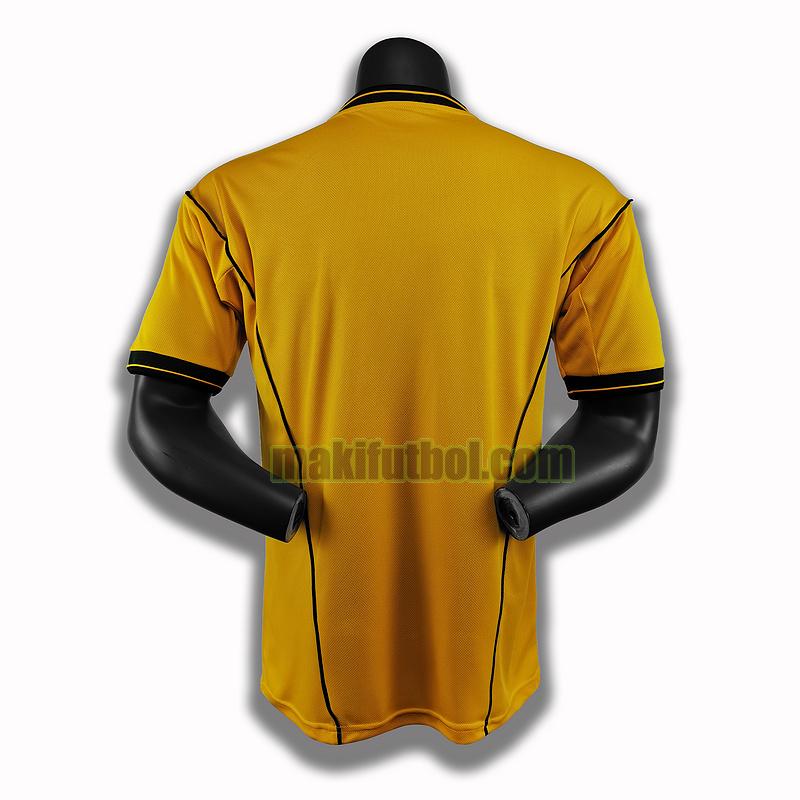 camisetas celtic 2002 segunda player amarillo