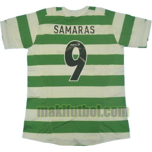 camisetas celtic 2005-2006 primera samaras 9