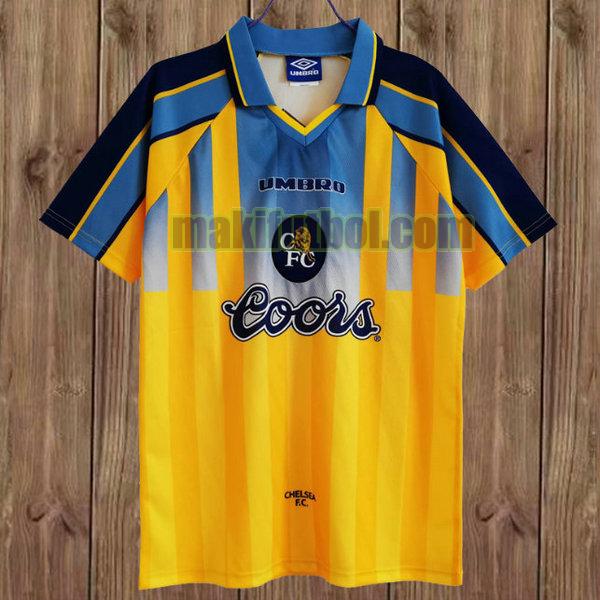 camisetas chelsea 1996-1997 segunda amarillo