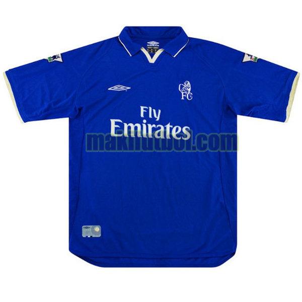 camisetas chelsea 2001-2003 primera azul