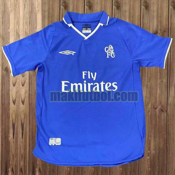 camisetas chelsea 2001-2003 primera azul