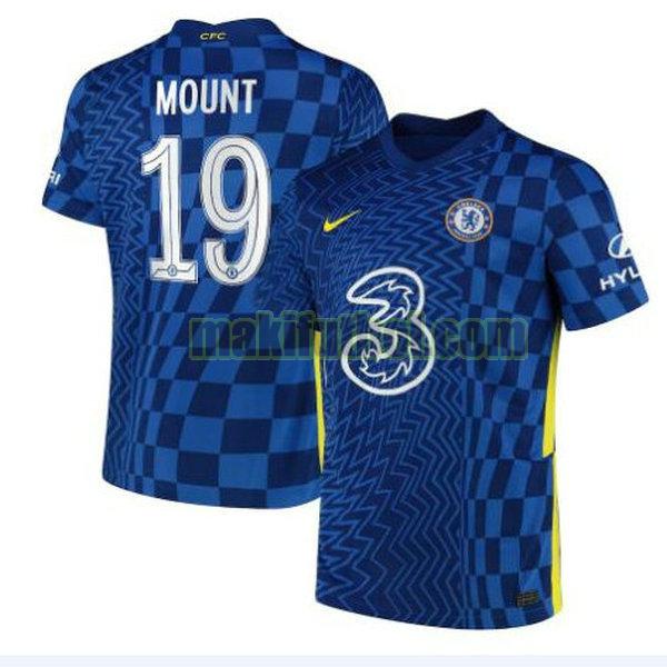 camisetas chelsea 2021 2022 primera mount 19 azul