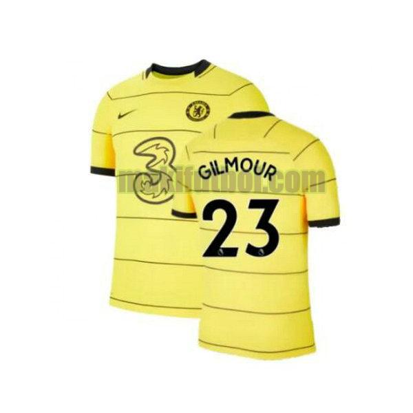 camisetas chelsea 2021 2022 tercera gilmour 23 amarillo