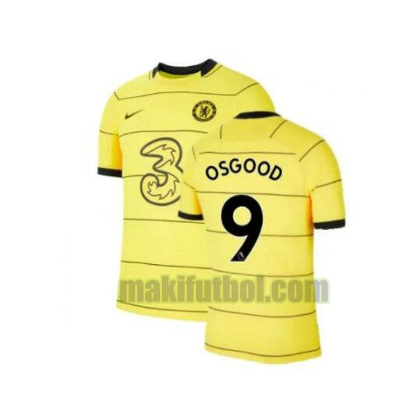 camisetas chelsea 2021 2022 tercera osgood 9 amarillo
