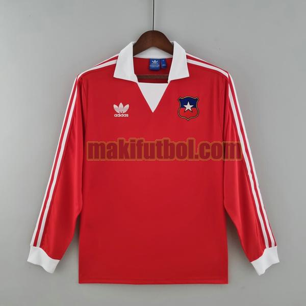 camisetas chile 1982 primera ml rojo