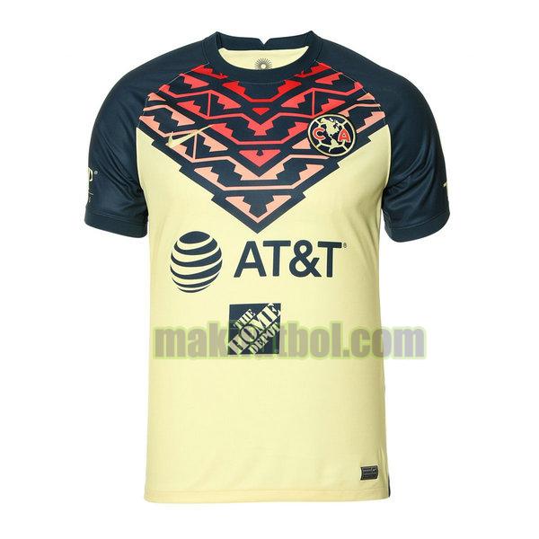 camisetas club america 2021 2022 primera tailandia amarillo