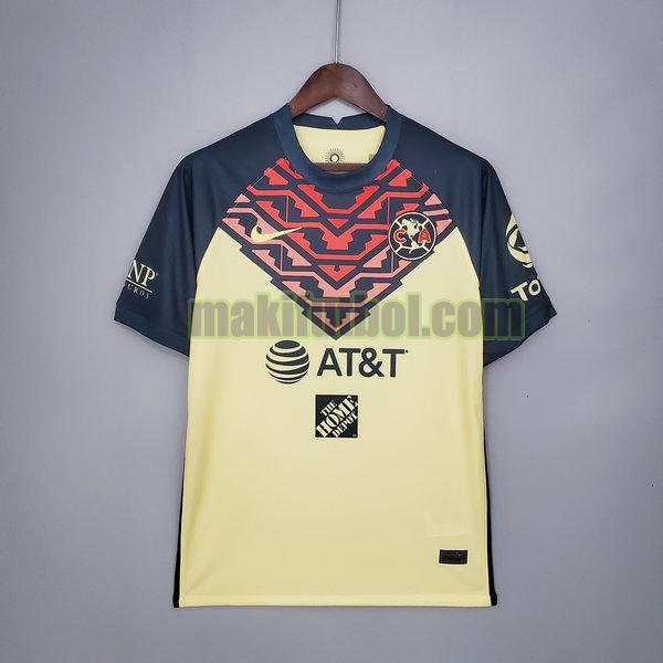 camisetas club america 2021 2022 primera tailandia amarillo
