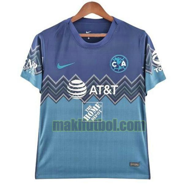 camisetas club america 2022 2023 tercera tailandia azul