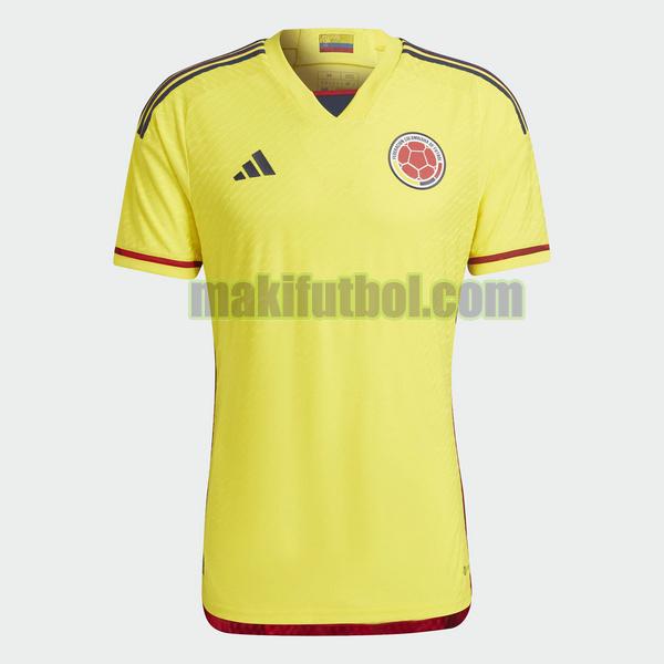 camisetas colombia 2022 2023 primera tailandia amarillo