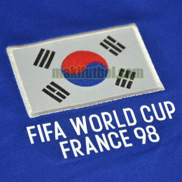 camisetas corea 1998 segunda azul
