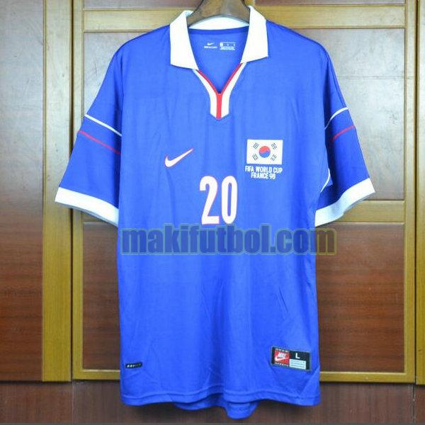 camisetas corea 1998 segunda m b hong 20 azul