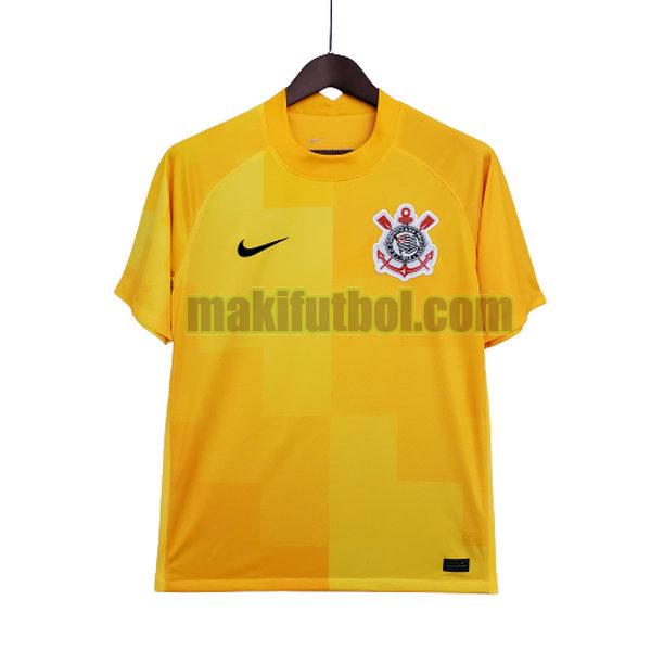 camisetas corinthians paulista 2021 2022 portero amarillo