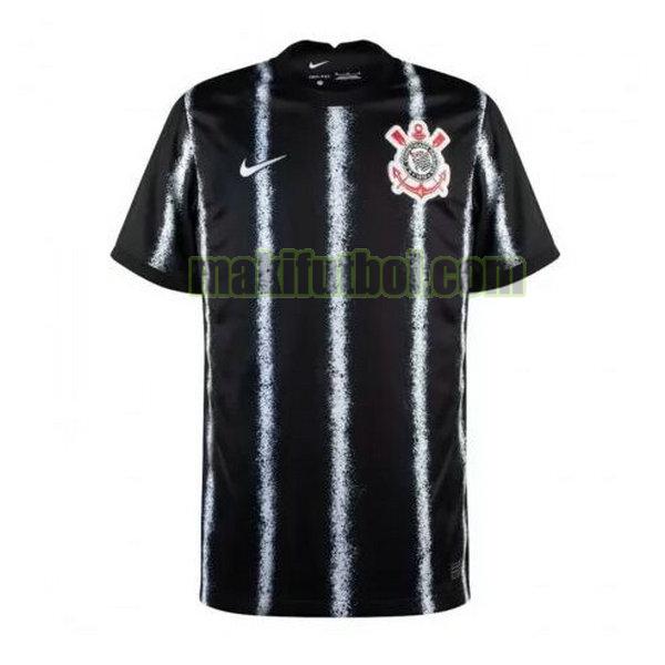 camisetas corinthians paulista 2021 2022 segunda equipacion negro