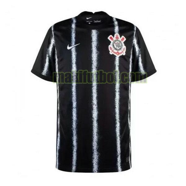 camisetas corinthians paulista 2021 2022 segunda tailandia negro