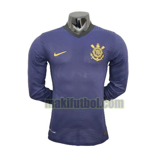 camisetas corinthians paulista 2021 2022 tercera ml player púrpura