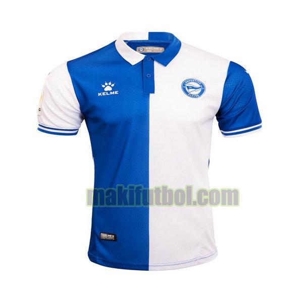 camisetas deportivo alaves 2021 2022 primera tailandia azul blanco