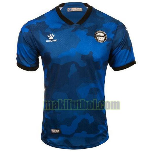 camisetas deportivo alavés 2021 2022 tercera tailandia azul